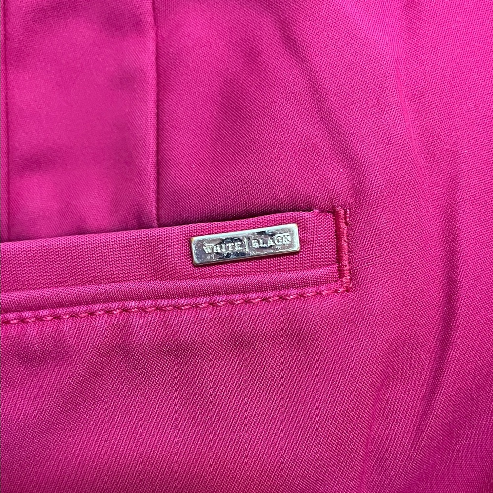 White House Black Market Perfect Form Ankle Pants 6R Fuchsia Classic Mid Rise - Picture 10 of 14
